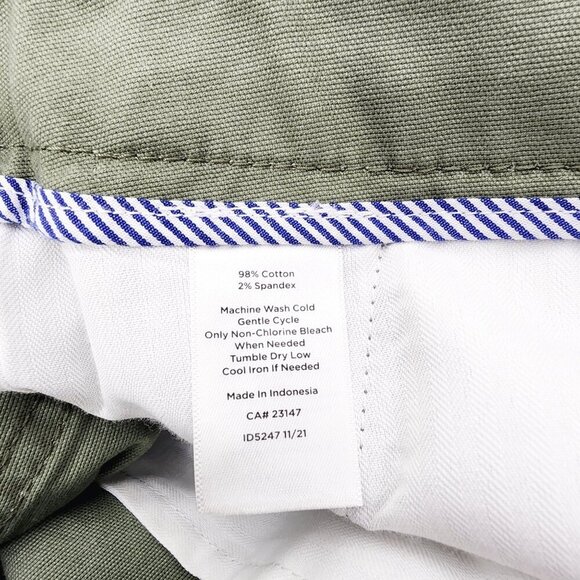 Talbots Petite 14P Green Capri Pants With Pockets & Zipper Closure For Women - Picture 7 of 9